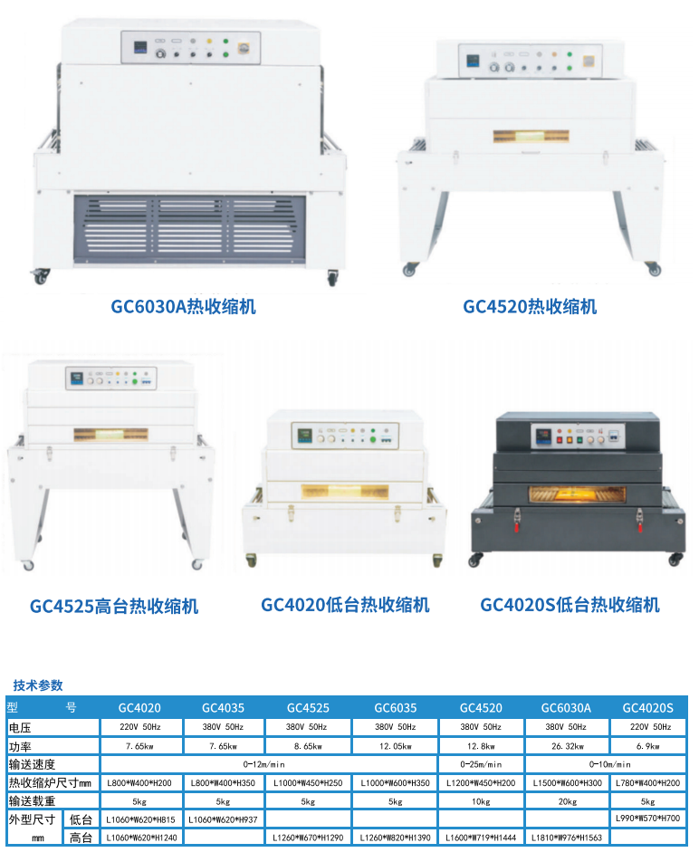 高低臺熱收縮包裝機(jī)